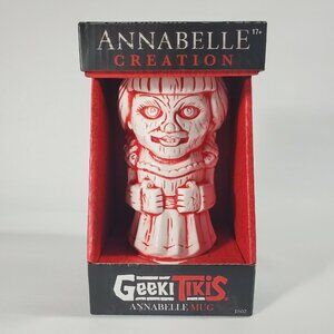 Geeki Tikis Annabelle Doll Mug - Ceramic Tiki Style Cup - Holds 16 Ounces